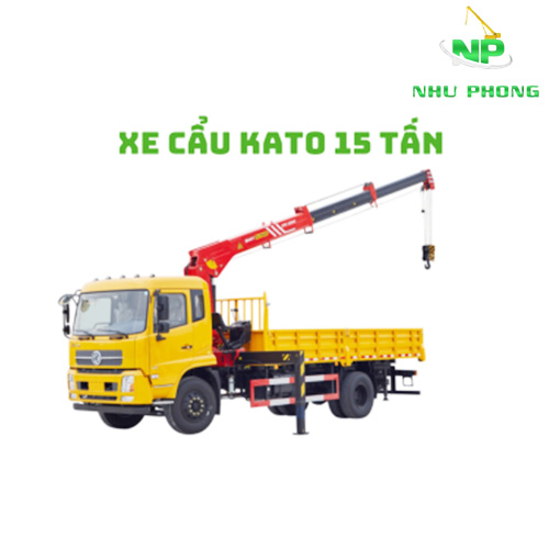Cho thuê xe cẩu KATO 15 tấn